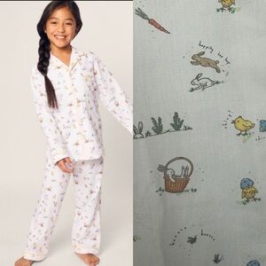 NWT PETITE PLUME Kid's Twill Pajama Set Easter Frolic Sz 5